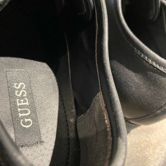 NWT Mens Guess Dress Shoe, Color Black Medium Width Size 11 - Picture 3 of 11